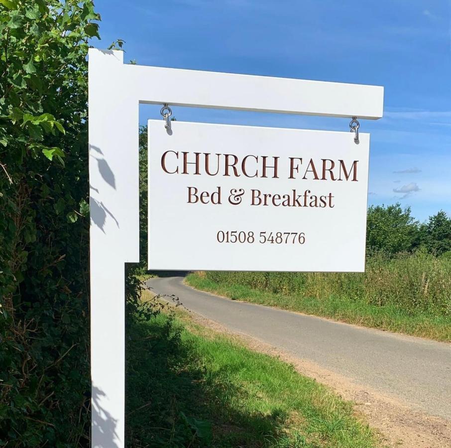 Church Farm Bed & Breakfast Thurlton Bagian luar foto